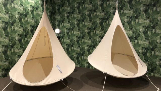 ミナトスパの漫画スペースのテント