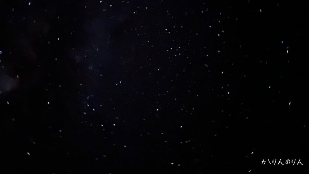 小笠原諸島の星空(iPhoneで撮影)