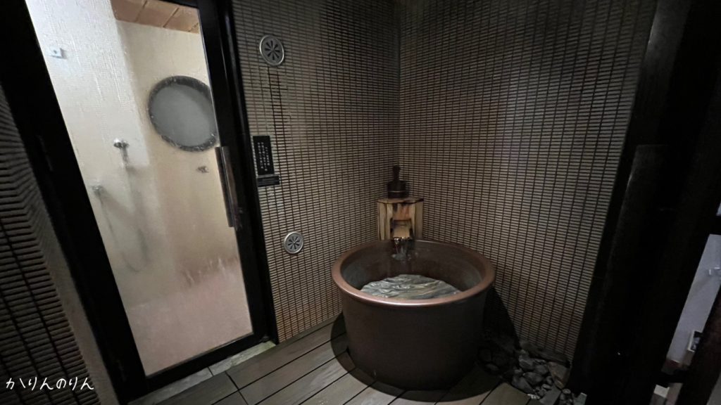 京都嵐山温泉花伝抄の貸切風呂の写真