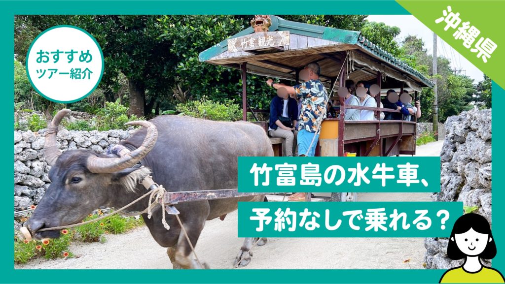 【竹富島】水牛車ツアーのおすすめ｜当日予約なしでも乗れるの？